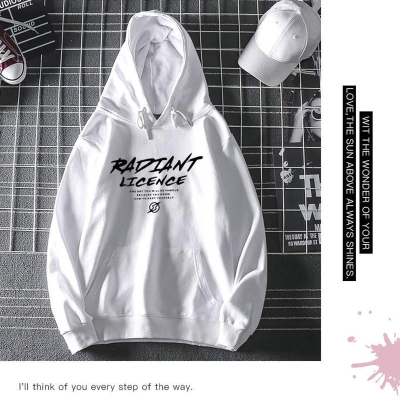 Male Hoodies Novelty Print Mens Sweatshirt Streetwear Hoody Hip Hop Brand Grey Clothes