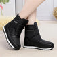 Cloth Shoes Are Lightweight and Warm In Winter Plus Velvet Waterproof Non-slip Flat-bottomed Snow Boots Women's Cotton Shoes Short-tube Cotton Boots