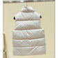 Vest Women's Spring and Autumn Style Down Cotton Warm Large Size Slim Fit All-match Outer Wear