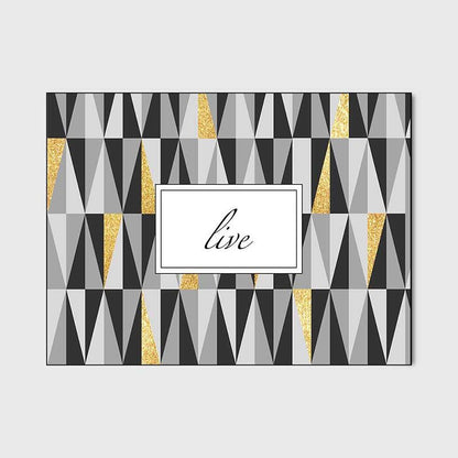 Carpet Nordic Fashion Geometric Triangle Pattern Bedroom Carpet Living Room Anti-slip Carpet Bedside Carpet Floor Mat