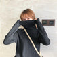 Pofulve Heap Pile Collar Sweater Women's Winter Loose Pull-ups Wild High-neck Sweater Undershirt