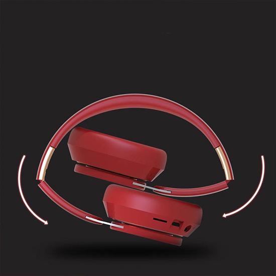 Multifunctional Bluetooth Headphone Multifunction Stereo Wireless Headset with Mic FM Radio Earphone