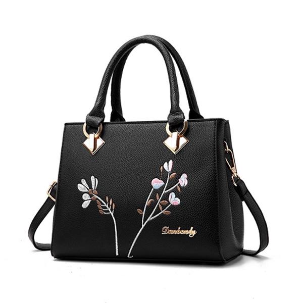 European and American style Shoulder Handbag Trendy wild Patent leather bag Big capacity