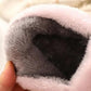 Female Winter Cartoon Cotton Slippers Women's Autumn Thick Bottom Cute Household Indoor Warm Slippers