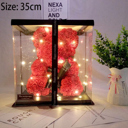 Christmas gift Valentine's present Birthday present Simulation flower Creative LED Light