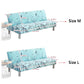 All-inclusive Folding Sofa Bed Cover Tight Wrap Magic Sofa Cover  Printed Stretch Couch Cover Without Armrest