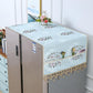 European-style Refrigerator Cover Towel Refrigerator Dust Cover Single Door Double Door Washing Machine Cover Microwave Oven Cover Cloth