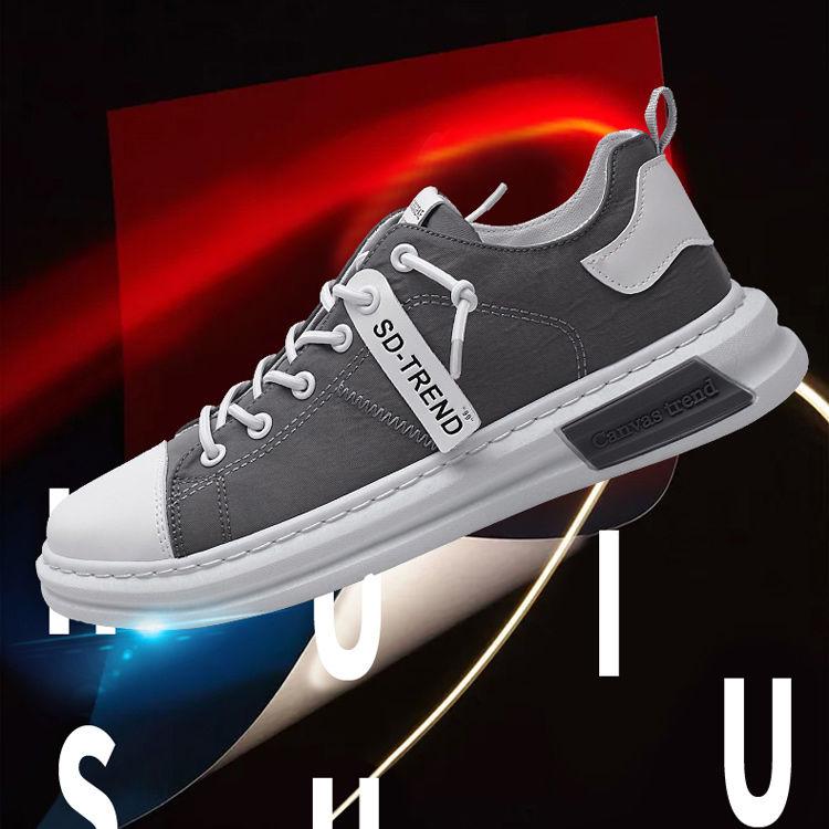 Men's Shoes Sports Shoes Men's Classic Canvas Lace-up Shoes Men's Low-top Comfort Flat Shoes Men