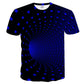 Summer Men T-Shirt Trend Full Body Mesh Dizziness Hypnosis 3D T-Shirt Casual Loose Short Sleeve Top