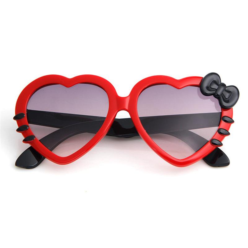 2019 New Fashion Kid's Sunglasses Boys Girls Child Lovely Cartoon Love Heart Sun Glasses Eyewear UV4
