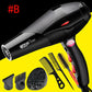 1300W Hair Dryer Set Blu-ray Care 6-step Temperature Adjustment Hot/cold Hair Dryer Hair Care Tools