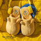 Fall/winter Male and Female Cotton Slippers Indoor Warmth Non-slip Flat Shoes Casual Fashion