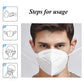 Anti-fog kn95 Mask Protection N95 Mask Multilayer filter ffp2 Mouth Face Mask respirator