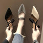 Women's Summer Sandals Comfortable Mid-heel Non-slip Wear-resistant Sandals