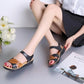 Women's Summer Sandals Flat Low Heel Non-slip Wear-resistant Sandals Outdoor