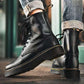 Men High-top Martin Boots British Style Couple Breathable Work Boots All-match Waterproof Thick Bottom Outdoor Shoes Autumn Winter