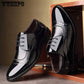 Flats Men Oxford Lace Up Pointed Toe Business Outdoors Flat Shoes