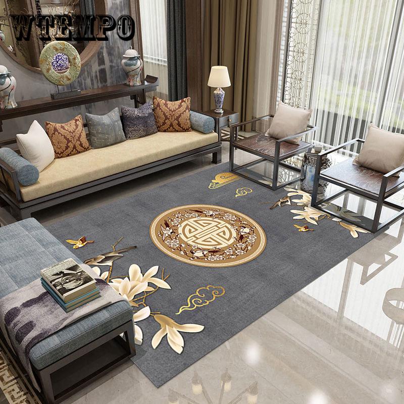 Carpet For Living Room Simple Modern Rug Pastoral Rectangular Full Piece Floor Mat Sofa