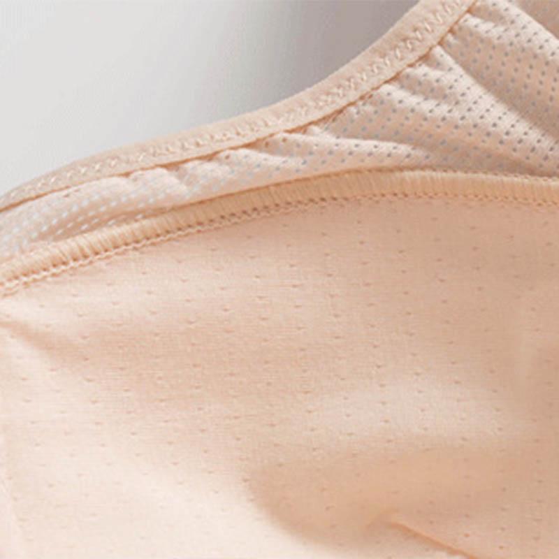 Women Thin No Steel Ring Large Size Anti-Sagging Glossy Fashion Style Top Support Breathable Sports Yoga Sweat-absorbing Soft and Comfortable Bra