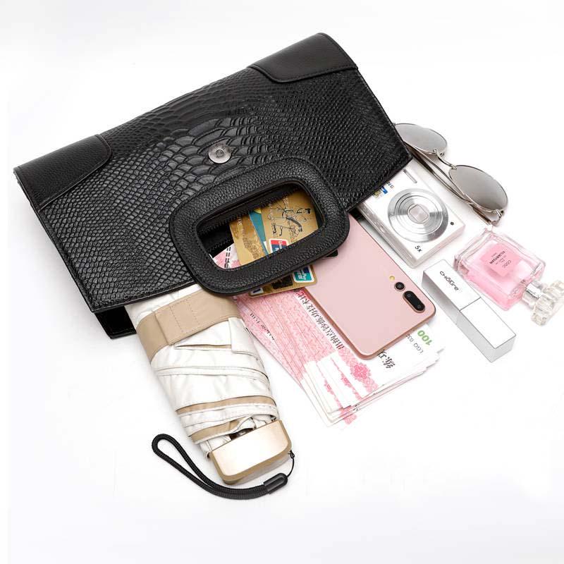 Genuine Leather Handbags Women's Fashion All-match Messenger Shoulder Bags Handbags Large Capacity