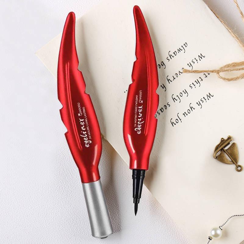 Long-lasting natural waterproof and sweat-proof eyeliner feather eyeliner is not easy to fade