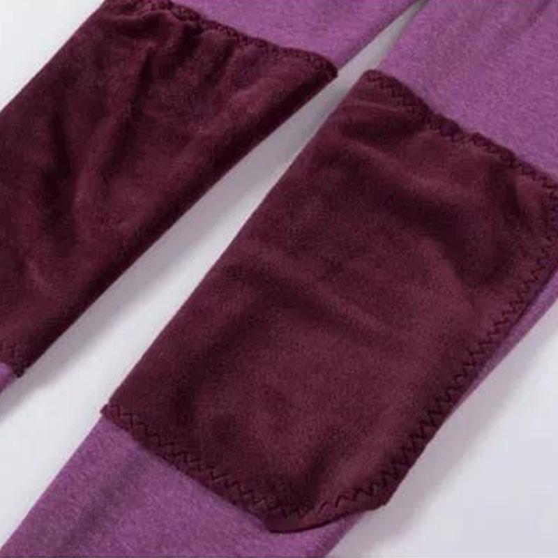 De Velvet Ladies Long Trousers Plus Velvet Thick High-waist Leggings Inner Threading Trousers Cotton Wool Trousers Heating Warm Pants