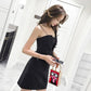 Pofulove Spaghetti Strap Mini Dress Women Sexy Backless slim Party Dress Short Club Dress summer