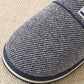 Household Cotton Slippers Men's Home Autumn and Winter Thick Bottom Non-slip Indoor Warm Plush Shoes