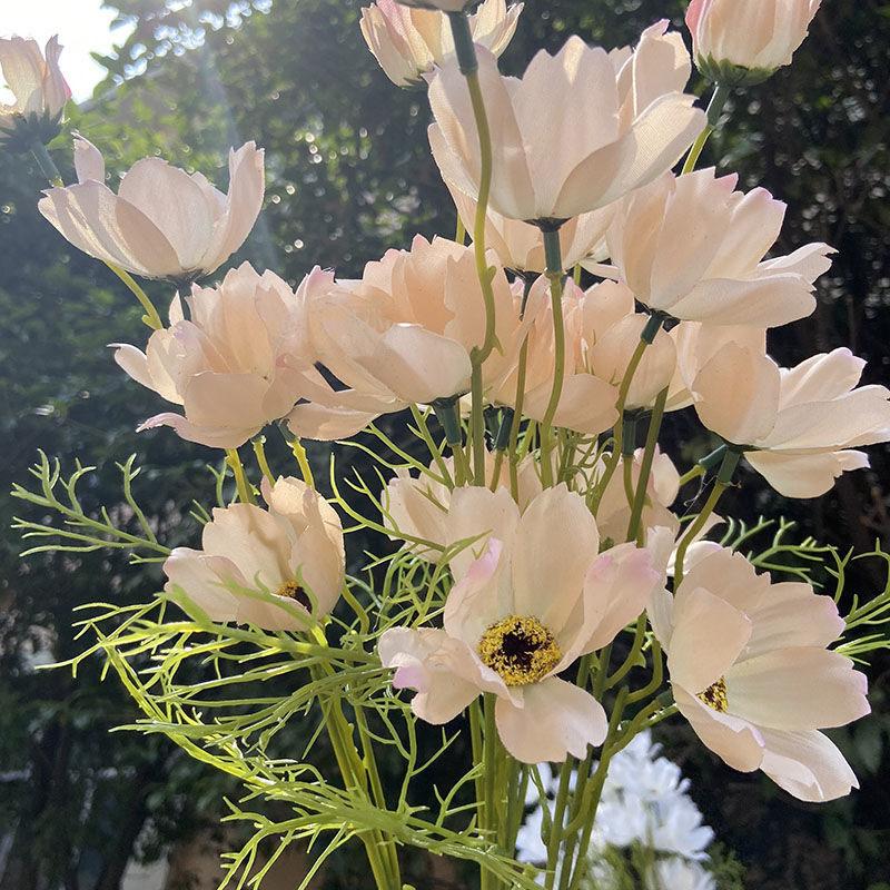 Simulation Small Cosmos Art Fake Flower Bouquet Wedding Photo Props Decoration Decoration Indoor
