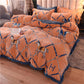 Winter Milk Velvet Four-piece Coral Velvet Thick Duvet Cover Double-sided Flannel Bedding
