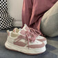 Peaches Ripen Pink Sneakers Dissolve Shoes Thick-soled Niche Design Fashion Women's Shoes