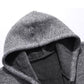 Autumn and Winter Cardigan Hooded Sweater Men's Color Matching Loose Long-sleeved Sweatshirts Men's Sweater Coat