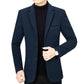 Middle-aged Men's Wool Stand Collar Jacket Autumn and Winter Fashion Handsome Gentleman Send Sweater Dress Jacket