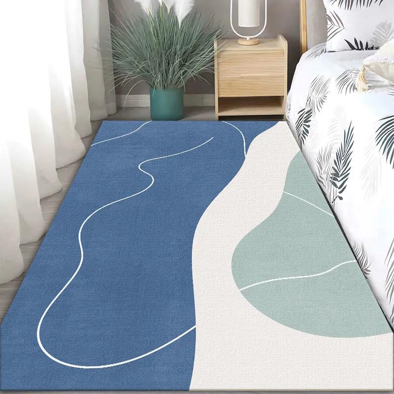 Modern Minimalist Carpet Bedroom Bedside Blanket Household Area Non-slip and Dirt-resistant Mat