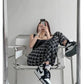 Women 'S Wide -Leg Pants Spring And Summer New Letter Print Pants Women Loose All -Match Trend
