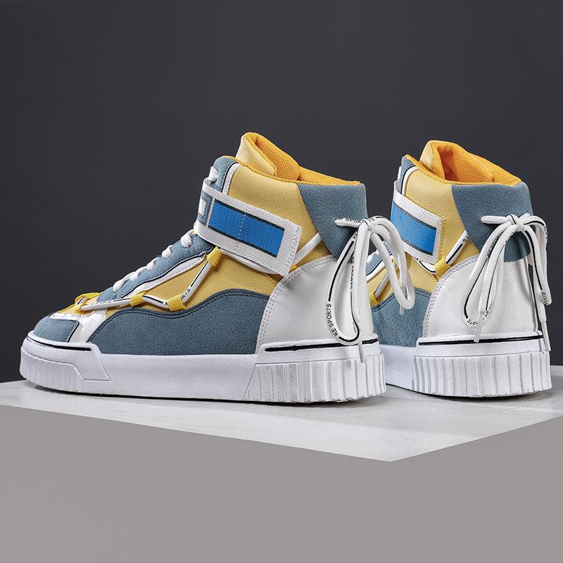 Spring High-top Men's Shoes Korean Version of The Trend of Sports Shoes, Students All-match Casual Shoes