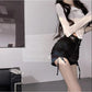 Drawstring High Waist Denim Shorts Women's Summer Sexy Thin Wide Leg Pants Girls Versatile Personality Shorts