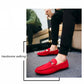 Peas shoes men's small size 38 youth large size casual leather shoes 45 46 comfortable driving shoes