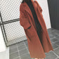 Urban Fashion Solid Women Casual Woolen Coat Female Long Windbreaker Jackets Korean Wool Coat Lady Overcoats