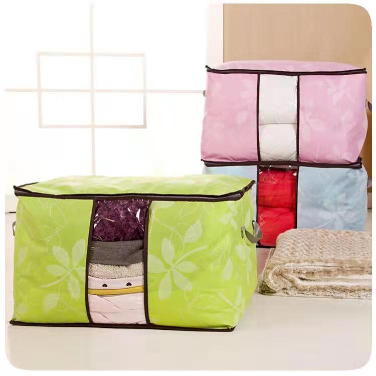 Storage Organization Designer Flower Printed Quilt Storage Bags