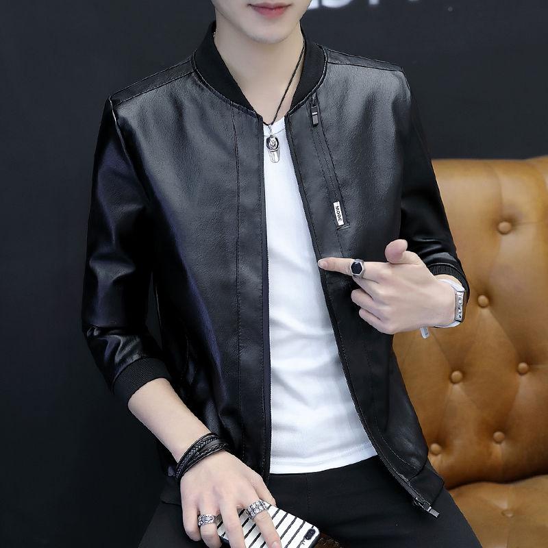 Autumn Men's PU Leather Jacket Male Fashion Male Jacket Casaco Masculino Casual Coat Male Clothing