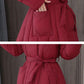 Long Down Jacket Fashion Casual Waist Belted Cotton Jacket Lengthened Thick Loose Over-the-knee Windbreaker Jacket