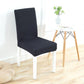Dining Chair Cover Elastic Chair Protector Slipcover Removable Dustproof Kitchen Seat Case