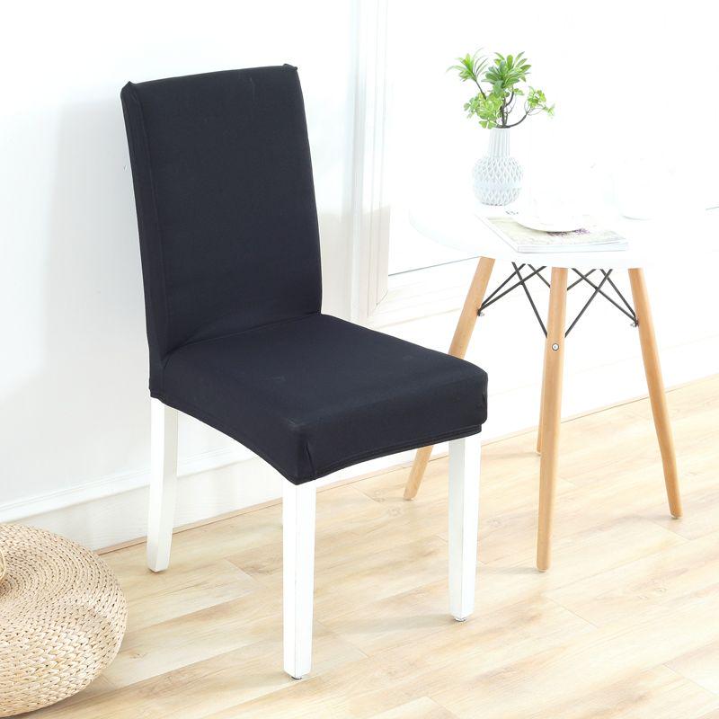 Dining Chair Cover Elastic Chair Protector Slipcover Removable Dustproof Kitchen Seat Case