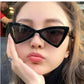 WTEMPO Women's Fashion 12 Colors Triangle Small Cat Eye Sunglasses Beach Leisure Vacation UV Protec