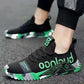 Autumn and Winter Fleece Men's Shoes Casual Breathable Sports Running Shoes Cloth Shoes Low Shoes