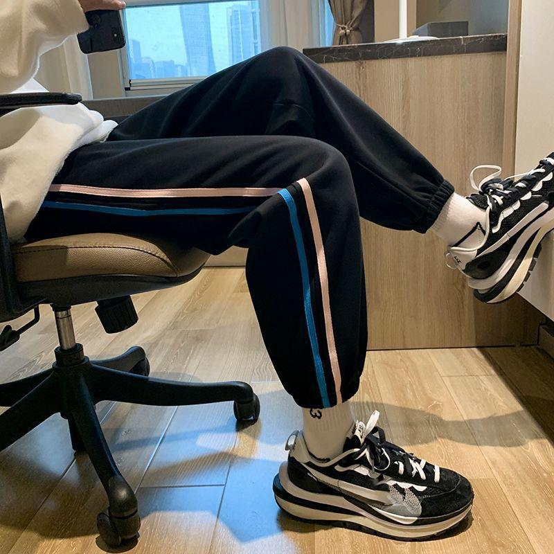 Extra-large Student Sports Pants for Men and Women Loose Spring and Summer Salt Casual Pants