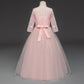 Princess Dress Western Style Flower Girl Puffy Yarn Children's Piano Costume Host, Girl Evening Dress Wedding Dress Little Girl