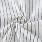 Boy's Short-sleeved Shirt Summer Children's Korean Style Handsome Cotton and Linen Striped Baby Stand-up Collar Cardigan Loose Thin Section