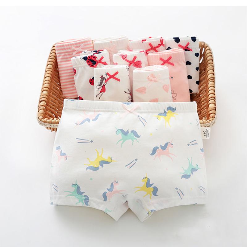 3 Pcs/Lot Cotton Girls Briefs Children's Underwear Triangle Panties Kids Underpants 2-14Years